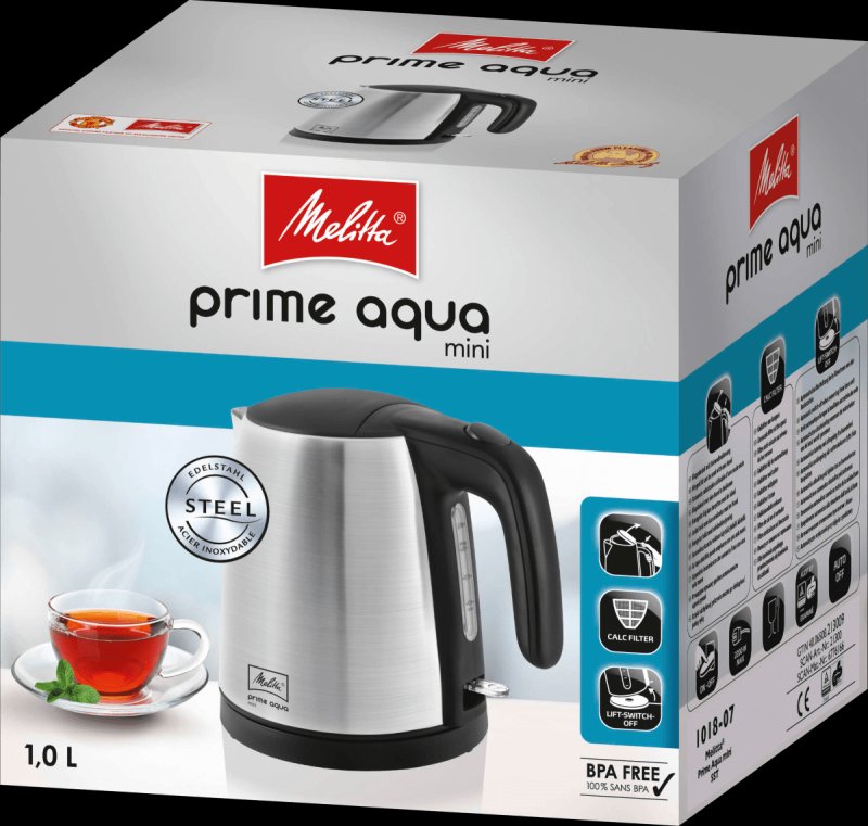 Чайник Prime Aqua Mini 1л 1 шт. Melitta