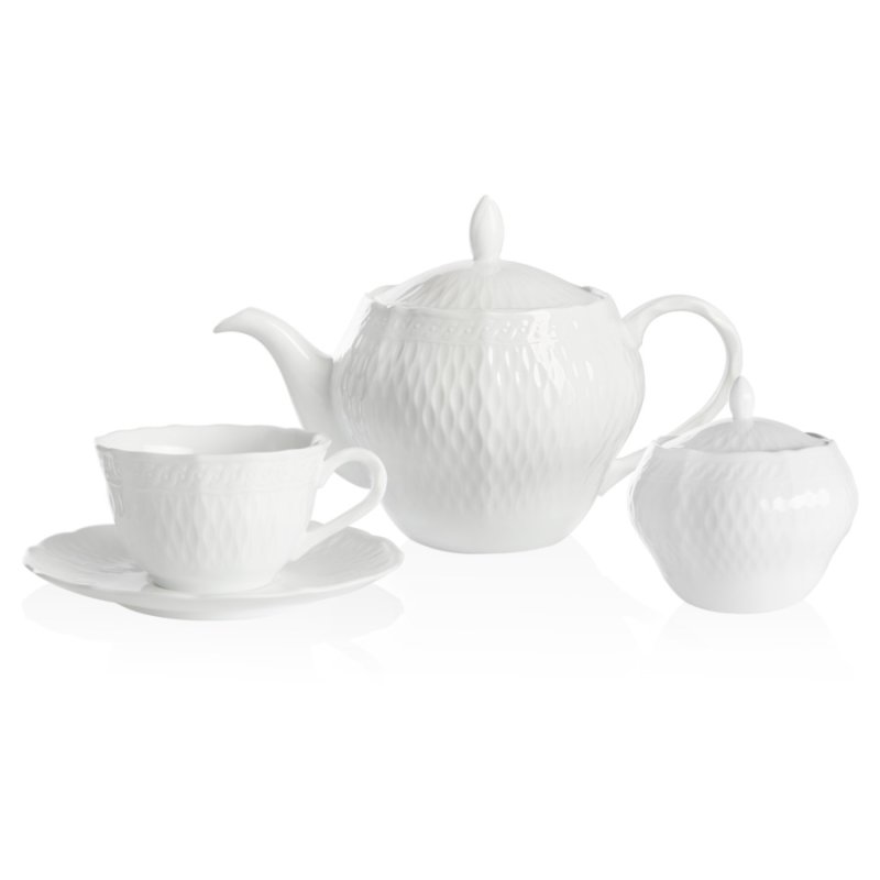 Сервиз чайный Noritake Шер Бланк на 4 персоны 10 предметов