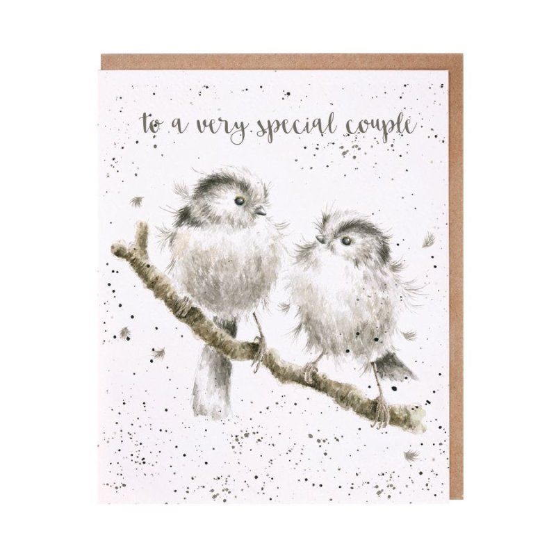 Открытка Wrendale Designs Lovebirds 15х17 см