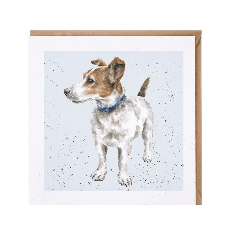 Открытка с конвертом Wrendale, Jack Russell, 15х15см