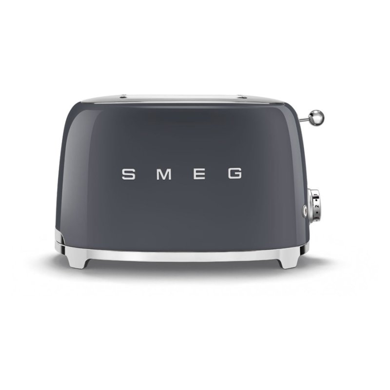 Тостер на 2 ломтика Smeg, серый, TSF01GREU