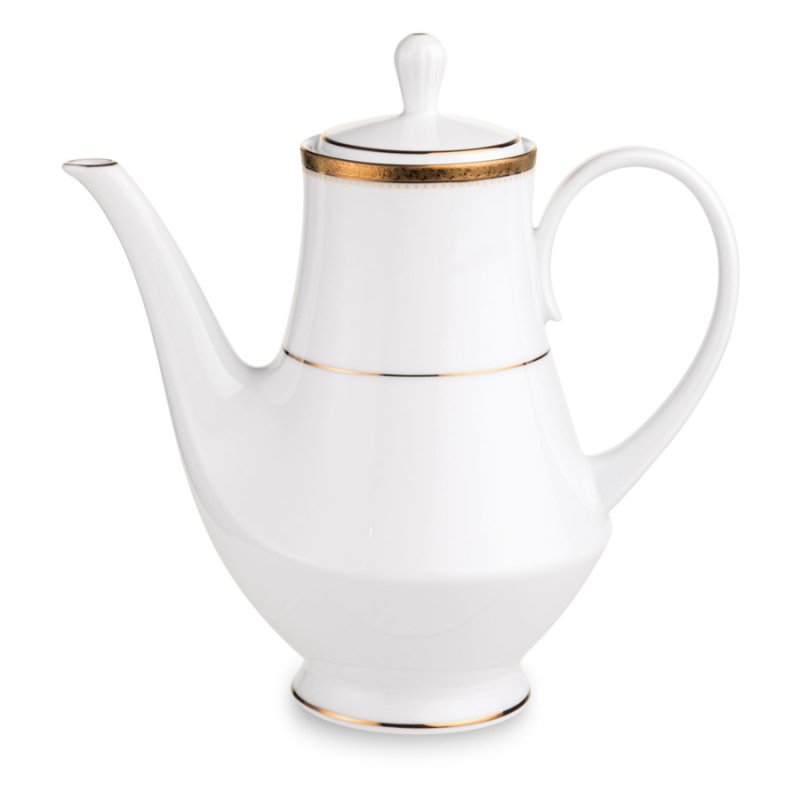 Кофейник Noritake Шарлотта Голд 1,45 л, фарфор