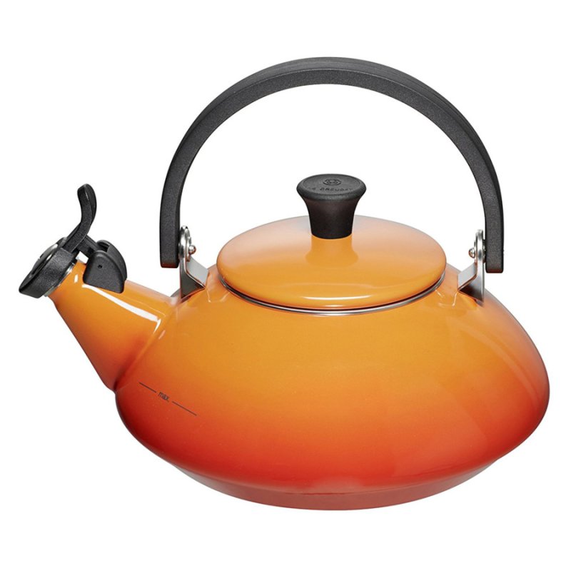 Чайник со свистком Le Creuset Flame Trad 1,5 л, огненная лава, сталь