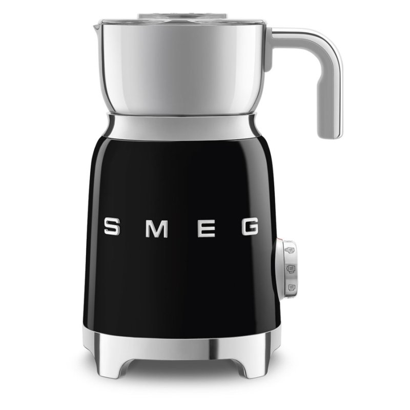 Вспениватель молока Smeg, черный, MFF01BLEU