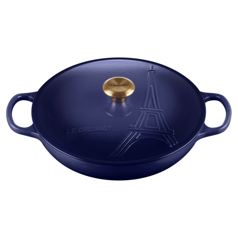 Кастрюля Le Creuset Cast Iron - Signature Eiffel Tower d30 см, 3,5 л, чугун, индиго