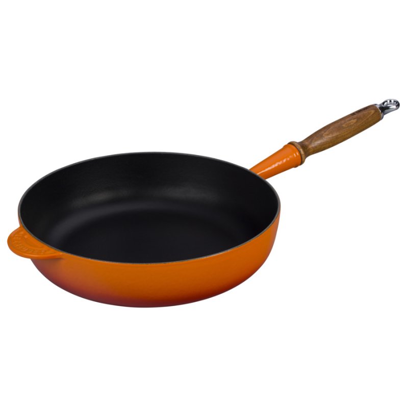 Сковорода Le Creuset Flame 28 см, огненная лава, чугун