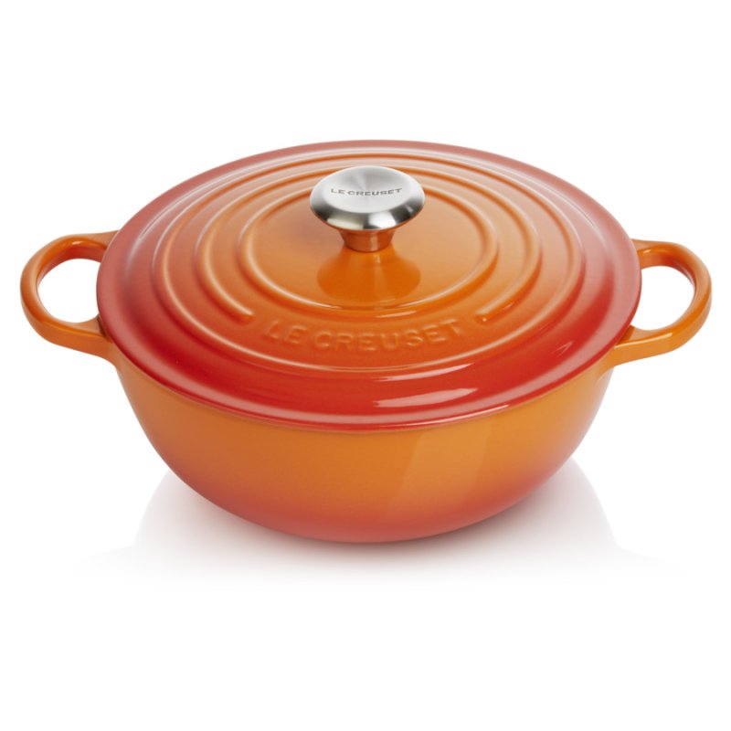 Казан Le Creuset Flame La Marmite 4 л, 26 см, огненная лава, чугун