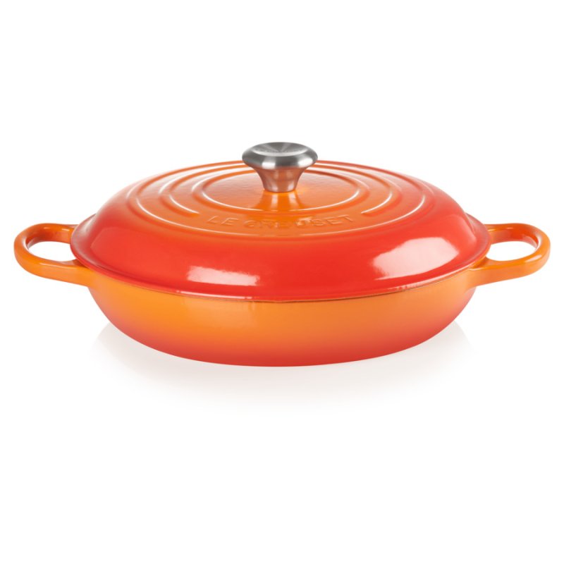 Кастрюля Le Creuset Cast Iron - Signature d30 см, 3,2 л, чугун, огненная лава