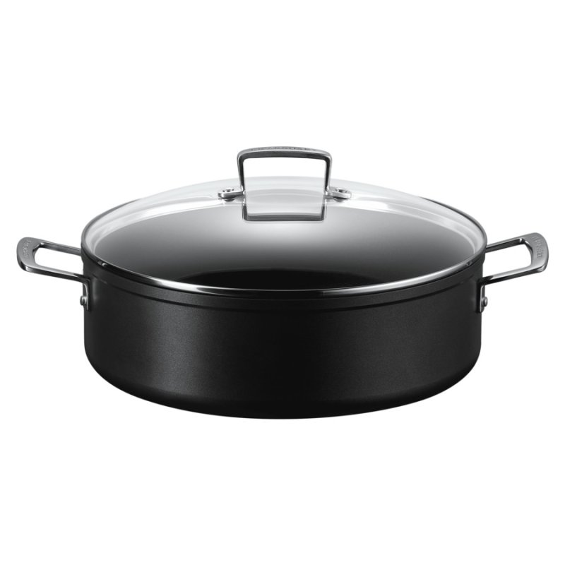 Сотейник со стеклянной крышкой Le Creuset Toughened Non-Stick 30х9,7 см, алюминий