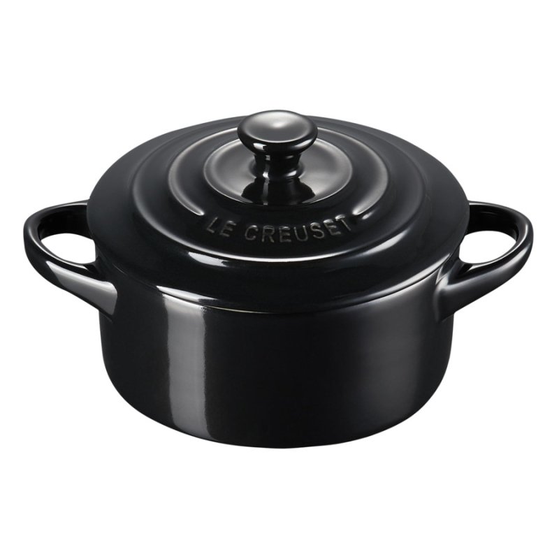 Кокотница Le Creuset 10см 250мл, черный глянец, керамика