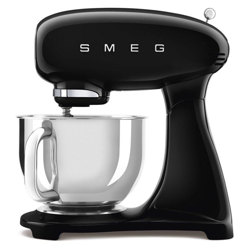 Миксер планетарный Smeg, черный, SMF03BLEU